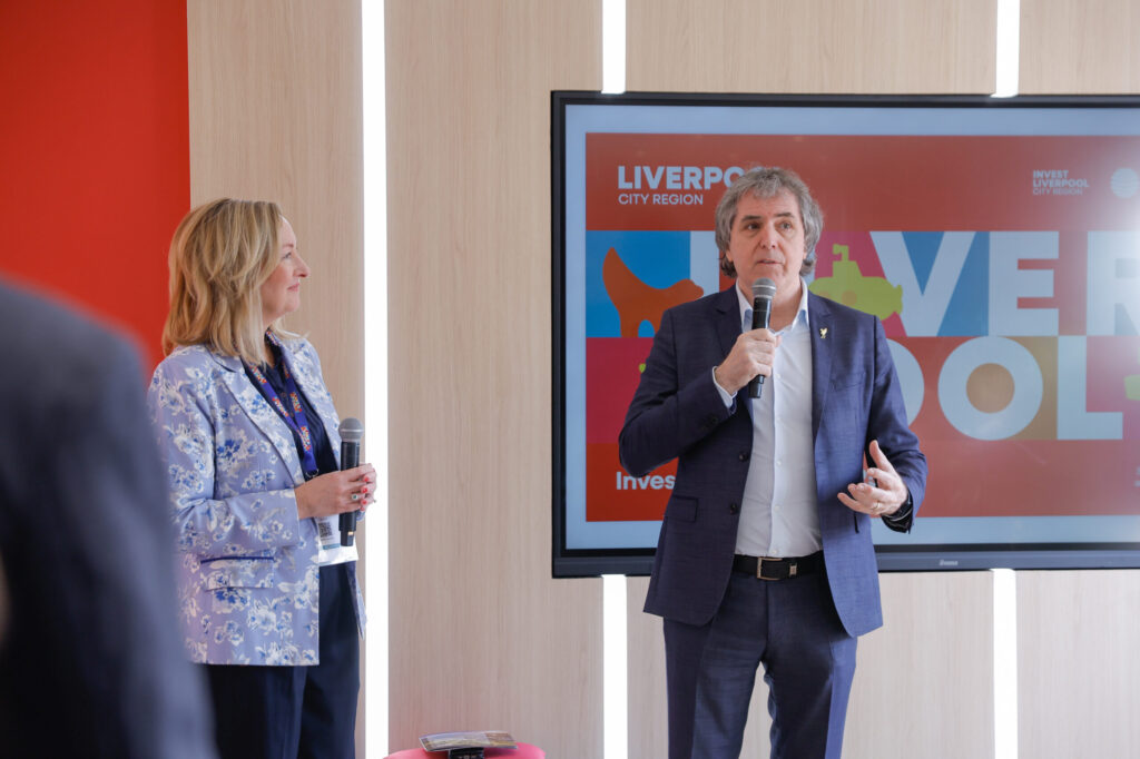 Mayor Steve Rotheram speaking at MIPIM (Pic: Phil Magowan)