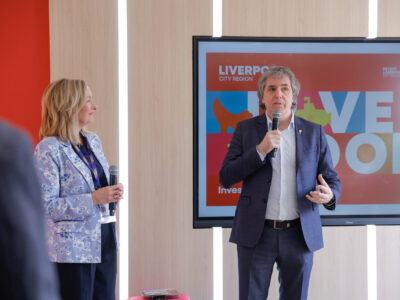 Mayor Steve Rotheram speaking at MIPIM (Pic: Phil Magowan)