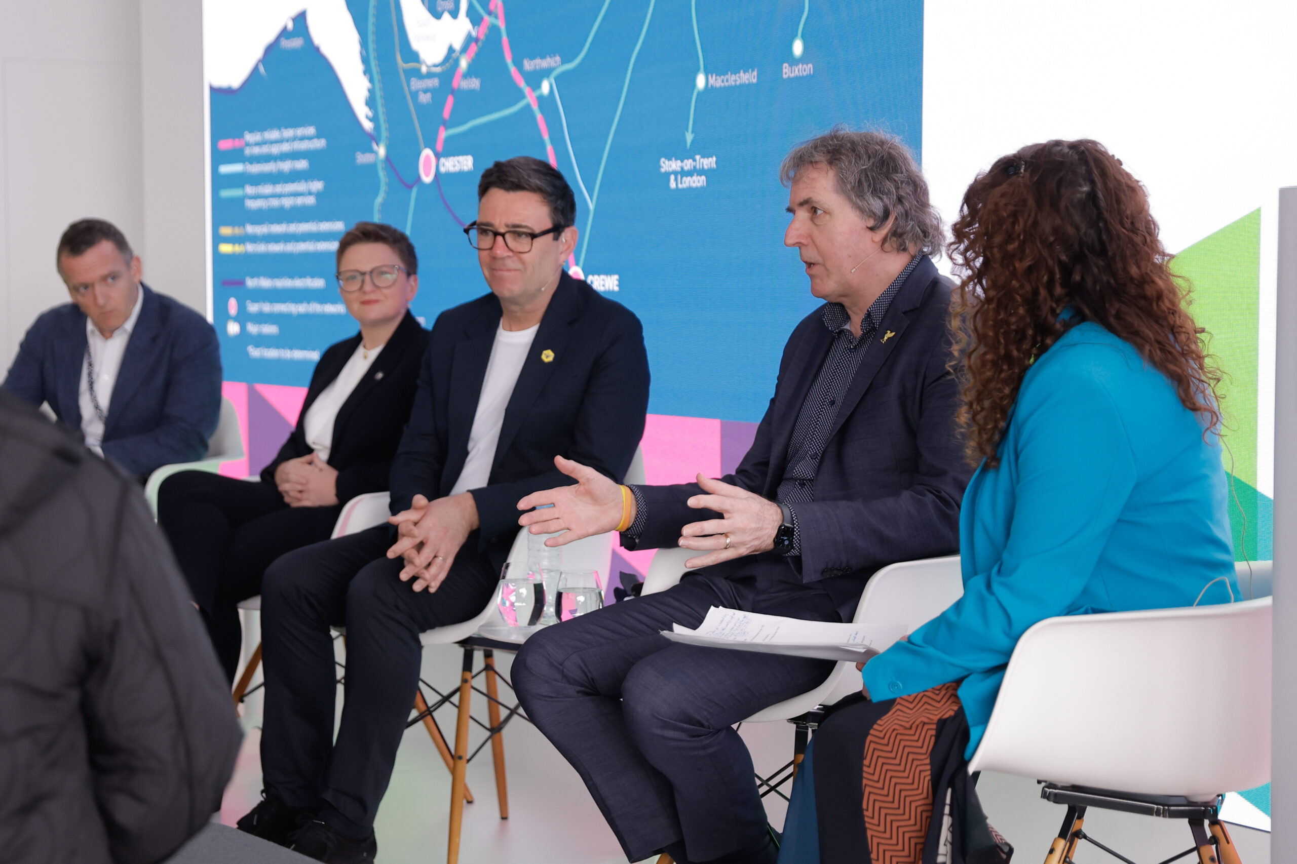 Mayors Steve Rotheram and Andy Burnham at MIPIM 2025.