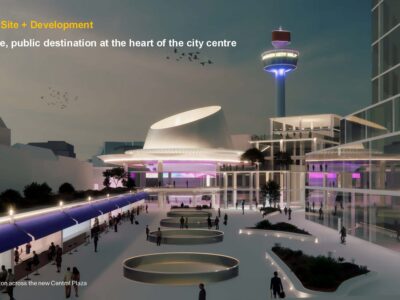 A CGI image of the plans for Liverpool Central Station
